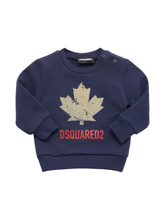 Dsquared2: Baumwolle Rundhalsausschnitt Sweatshirt