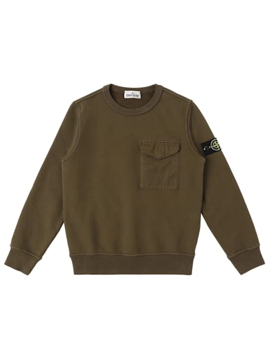 Stone Island Junior: 有机棉卫衣