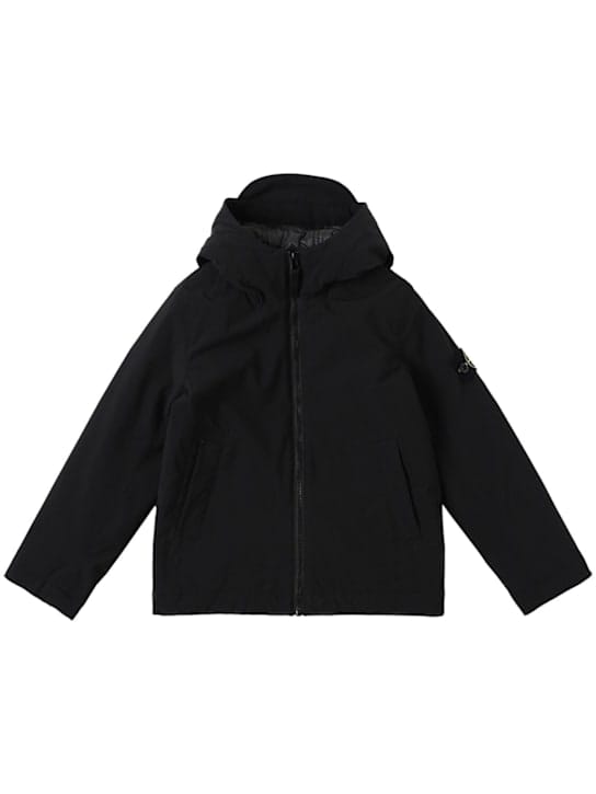 Stone Island Junior: 带帽聚酯软壳夹克