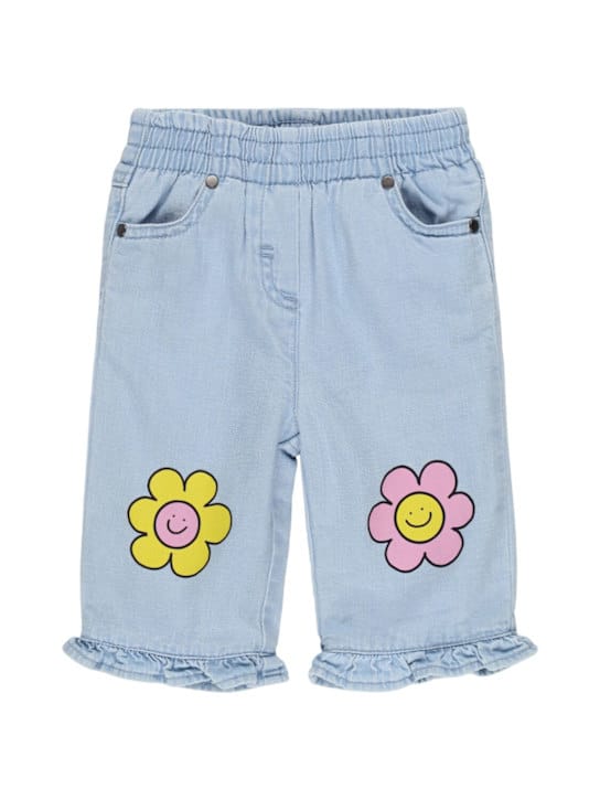 Stella McCartney Kids: 印花棉质牛仔裤