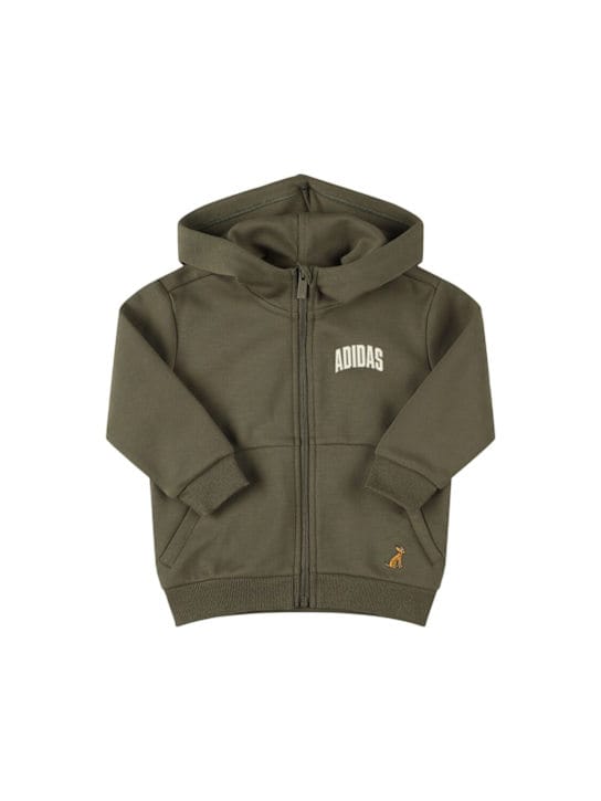 adidas Originals: 棉混合连帽卫衣