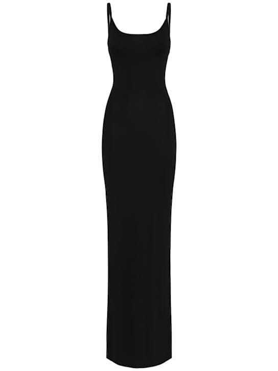 Éterne: Robe longue en modal stretch