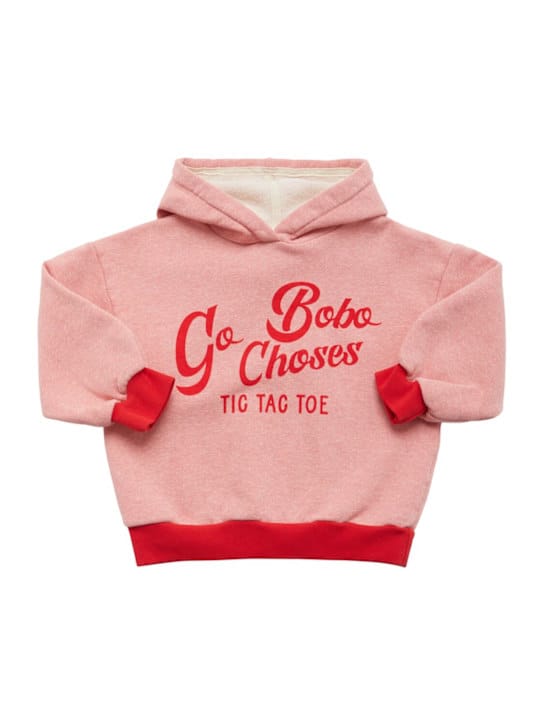 Bobo Choses: 印花有机棉混纺卫衣