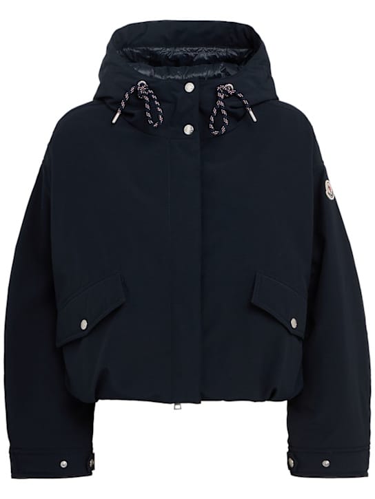 Moncler: 短款带帽羽绒服