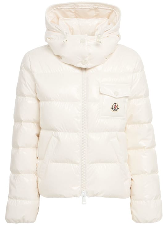 Moncler: 带帽短款羽绒夹克