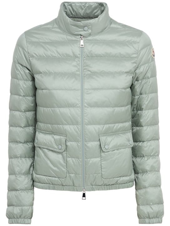 Moncler: 带领的短款羽绒服