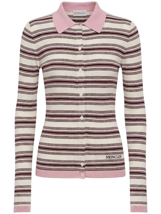 Moncler: 长袖翻领 polo 衫