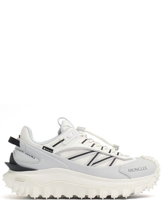 Moncler: 底部厚重的低筒运动鞋