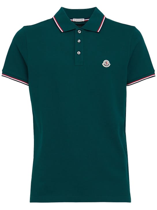 Moncler: 修身领袖polo衫