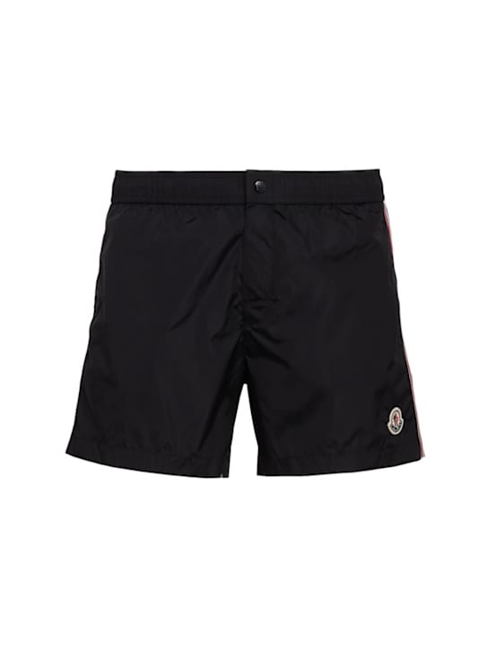 Moncler: 前扣泳裤