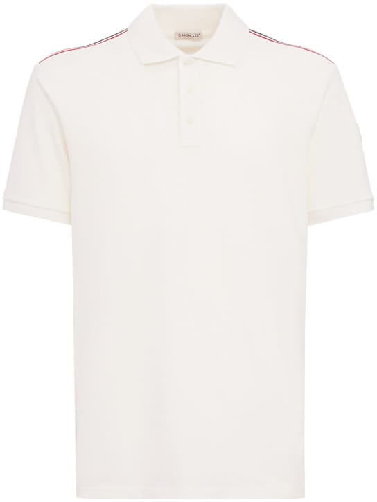 Moncler: 短袖polo衫，带罗纹领