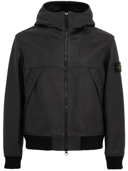 Stone Island: 短款带帽夹克