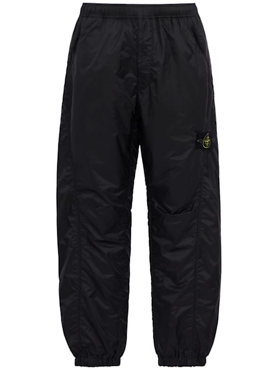Stone Island: 宽松裤带有松紧腰带