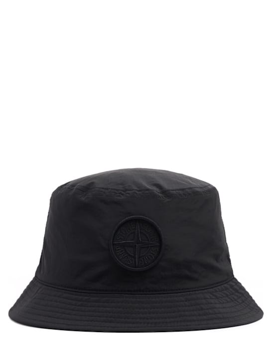 Stone Island: 刺绣logo的水桶帽