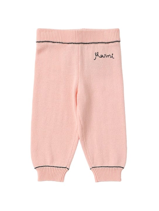 Marni Junior: 棉质针织裤