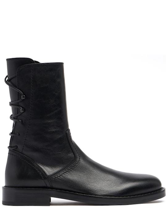 Ann Demeulemeester: 后系带踝靴