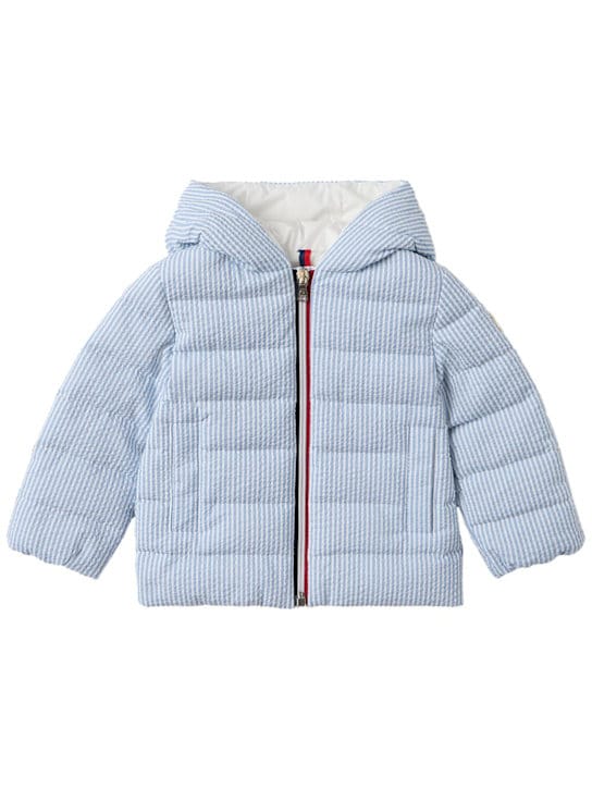 Moncler: Haluk 棉质皱纹羽绒服