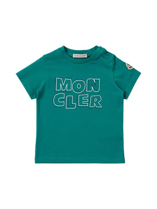 Moncler: 棉质logo T恤