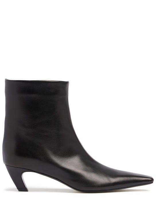 Khaite: 带方跟的 ankle boots