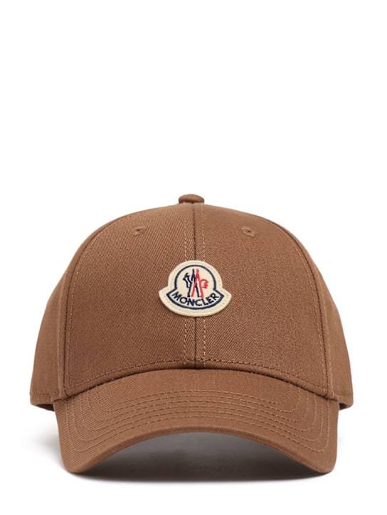 Moncler: 刺绣标志的棒球帽