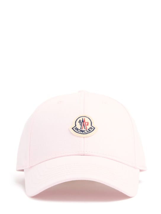Moncler: 绣有标志的棒球帽