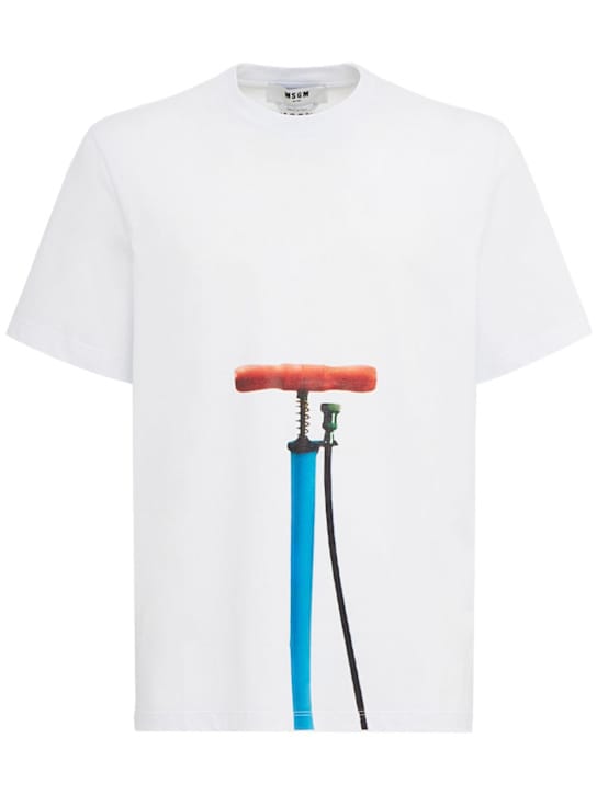 MSGM: 带图形印刷的宽松T恤