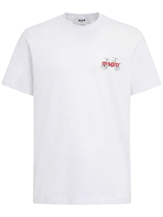 MSGM: 图案印刷T恤