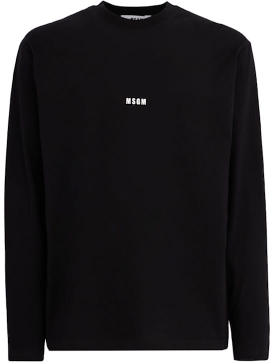 MSGM: 圆领长袖T恤