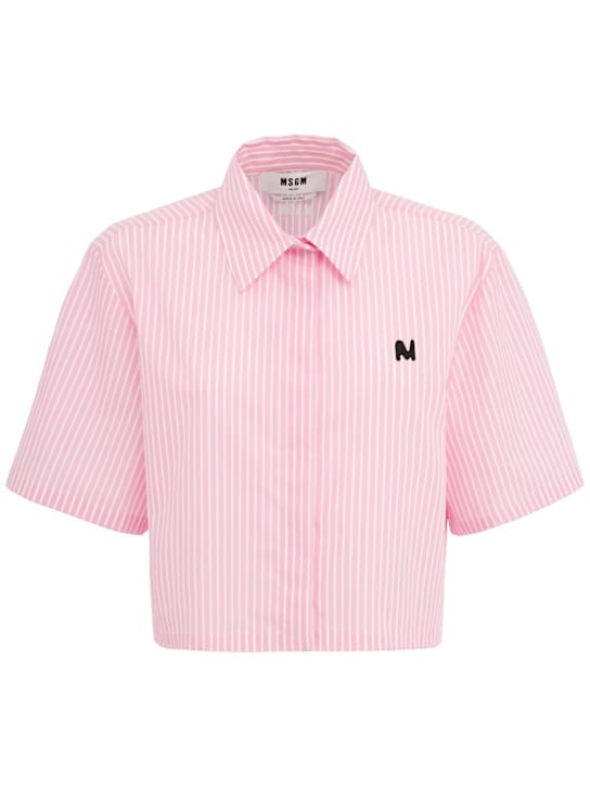 MSGM: 经典领短款衬衫