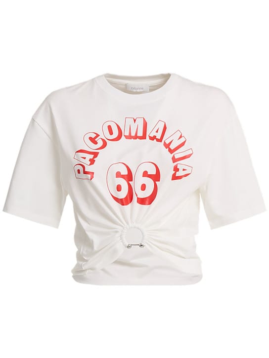 Rabanne: Pacomania 印花夹克 T 恤