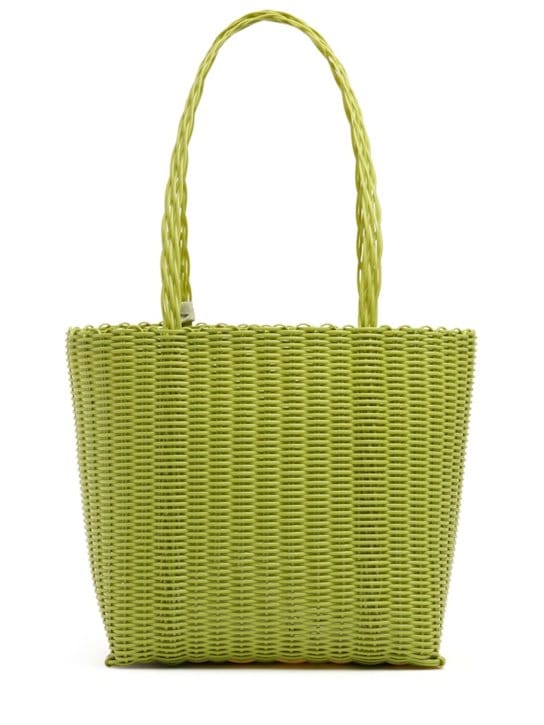 RAYAS COLLECTIVE: Tote with Woven Handles