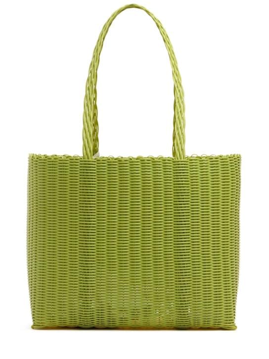 RAYAS COLLECTIVE: Tote with double handles and structured profile