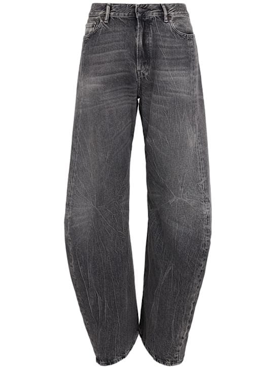 Acne Studios: 高腰宽腿牛仔裤