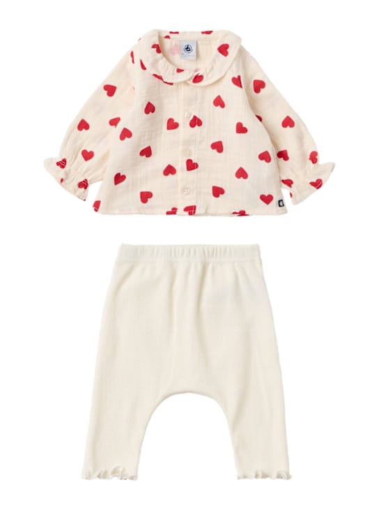 Petit Bateau: 棉质上衣和打底裤
