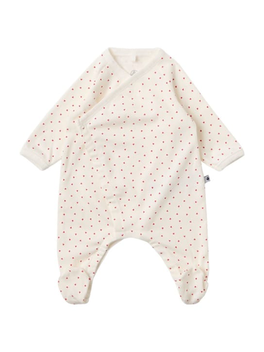Petit Bateau: 印花棉质针织连体衣