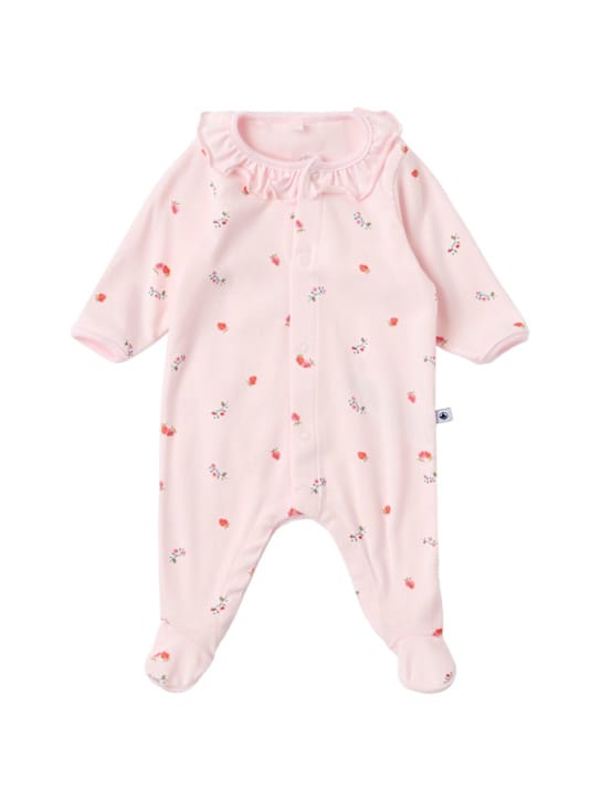 Petit Bateau: 印花纯棉针织连体衣及包臀衣
