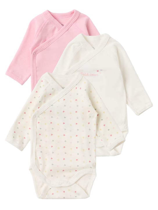 Petit Bateau: 3件印花棉质连体衣套装