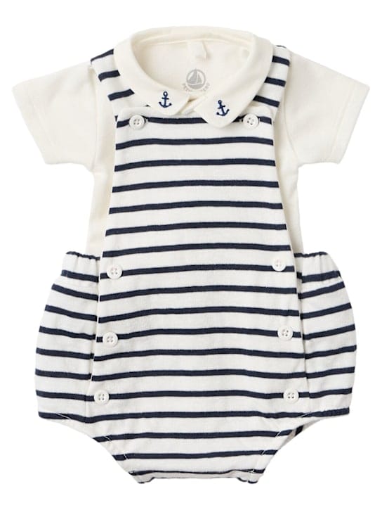 Petit Bateau: 经典领口的工装裤