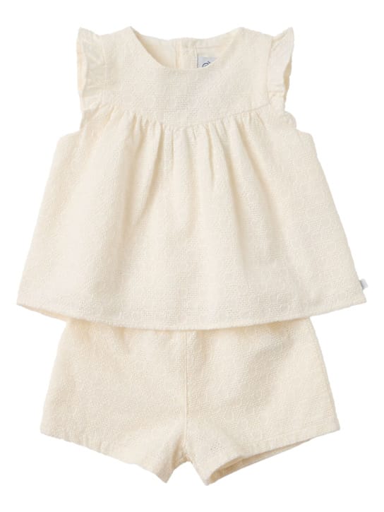 Petit Bateau: 棉质薄衬衫和短裤