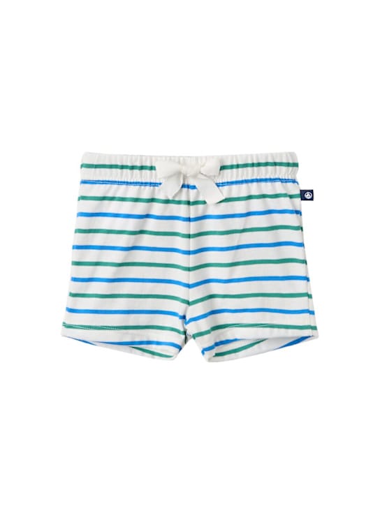 Petit Bateau: 条纹棉质Jersey短裤