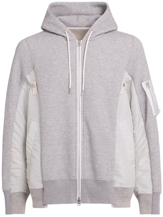Sacai: 拉链卫衣