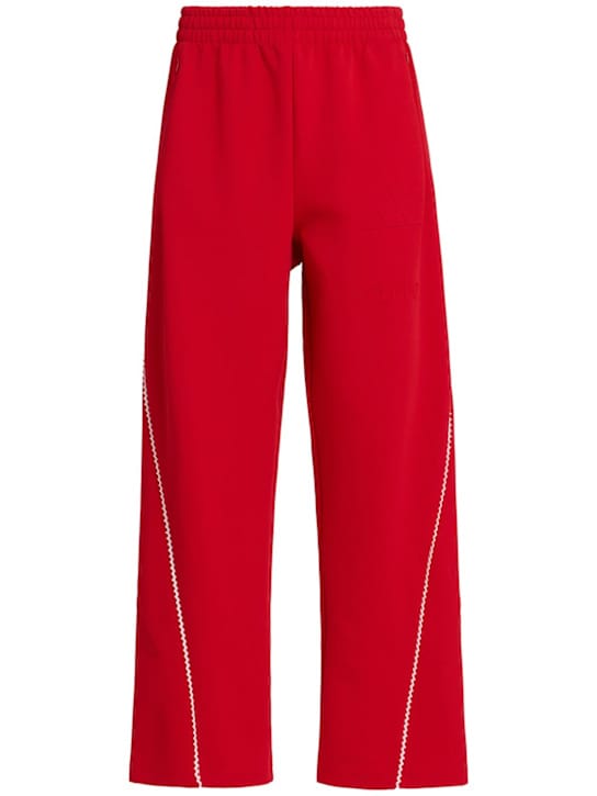 adidas Originals: 宽腿裤，带有对比细节