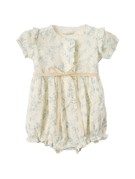 COSMOSOPHIE: Printed cotton romper