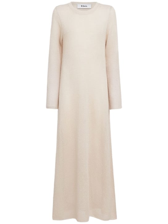 RHEA: Crocheted lyocell maxi dress
