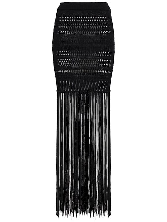 Laneus: 流苏铅笔裙