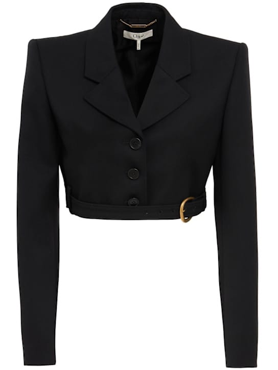 Chloé: 带腰带的短夹克