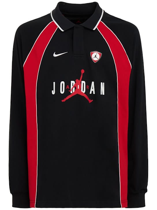 Jordan: 长袖翻领 polo 衫