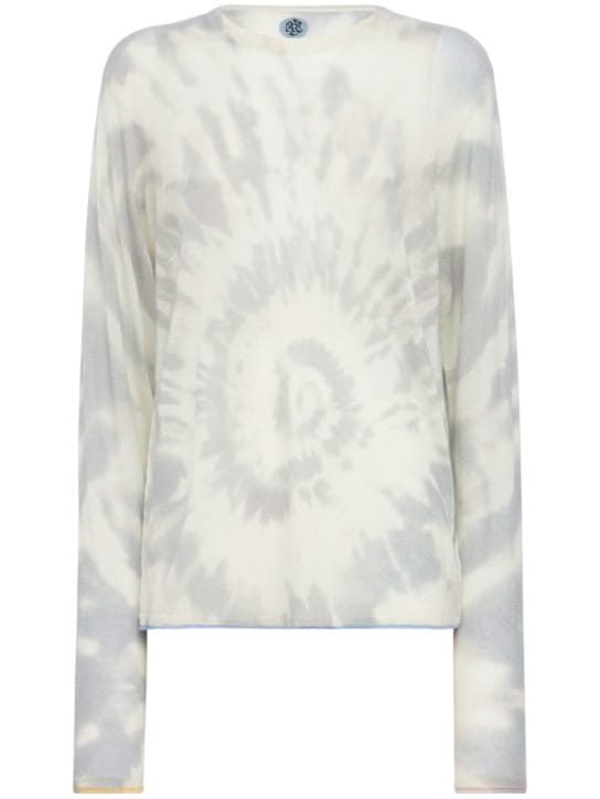 ADRIAN CASHMERE: Crewneck Long-Sleeve Pullover