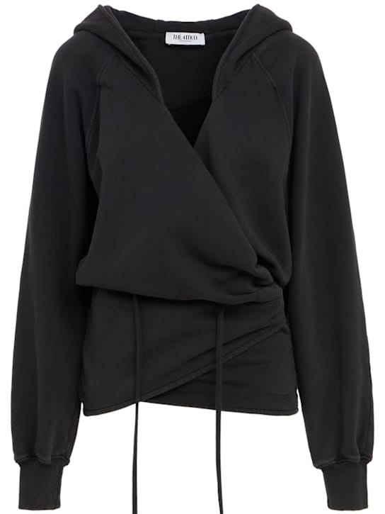 The Attico: Cotton hooded mini dress