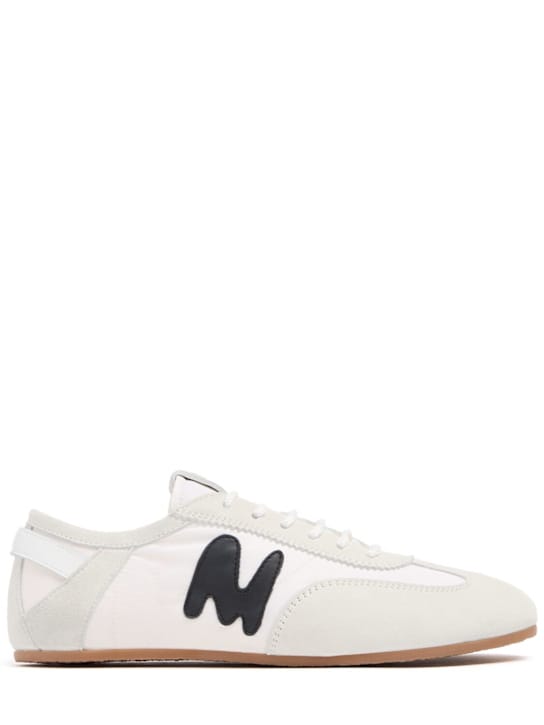 MSGM: 新复古运动鞋皮革混合款